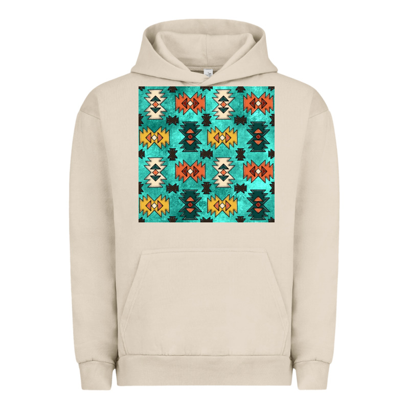 Native American Aztec Seamless Pattern 3 Urban Hoodie by BundleAndBundleShop | Teevron