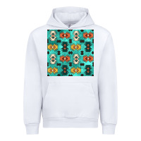 White native american aztec seamless pattern 3 Urban Hoodie - BundleAndBundleShop