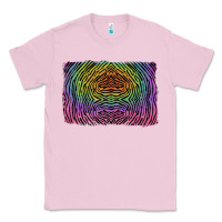 Bubblegum Pink colorful zebra background Classic Tee - RanaPortraitStore