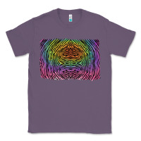 Lavender colorful zebra background Classic Tee - RanaPortraitStore