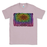 Lilac colorful zebra background Classic Tee - RanaPortraitStore