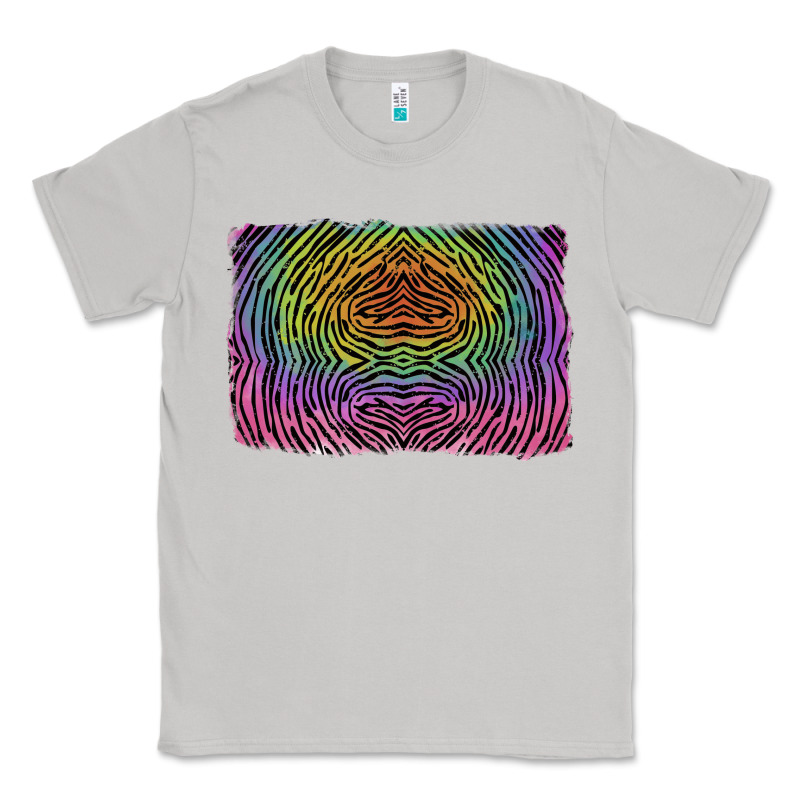 Colorful Zebra Background Classic Tee by RanaPortraitStore | Teevron