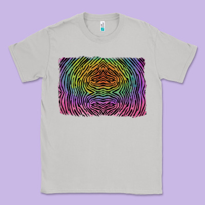 Colorful Zebra Background Classic Tee Designed By Ranaportraitstore