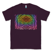 Plum colorful zebra background Classic Tee - RanaPortraitStore
