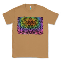 Toasted Coconut colorful zebra background Classic Tee - RanaPortraitStore