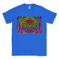True Royal colorful zebra background Classic Tee - RanaPortraitStore