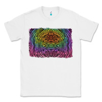 White colorful zebra background Classic Tee - RanaPortraitStore