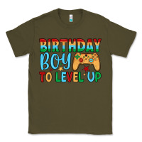 Army Green birthday boy to level up Classic Tee - JahusDesignShop