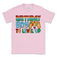 Bubblegum Pink birthday boy to level up Classic Tee - JahusDesignShop