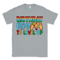 Heather Grey birthday boy to level up Classic Tee - JahusDesignShop