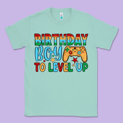 Birthday Boy To Level Up Classic Tee Designed By Jahusdesignshop