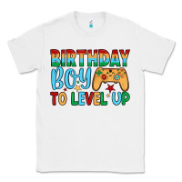 White birthday boy to level up Classic Tee - JahusDesignShop