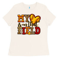 Bone my heart is on that field softball Ladies Tee - Jasminsmagicworld