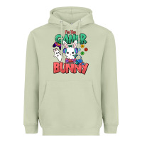 Matcha I'm the game Bunny Easter day Heavyweight Hoodie - HowdyJamesFarm