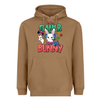 Toasted Coconut I'm the game Bunny Easter day Heavyweight Hoodie - HowdyJamesFarm