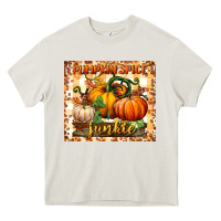 Cream pumpkin spice junkie tumbler Heavy Core Tee - BundleAndBundleShop