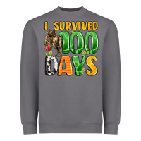 Storm dinosaur 100day celebration Heavyweight Sweatshirt - LillyAllenDesigns
