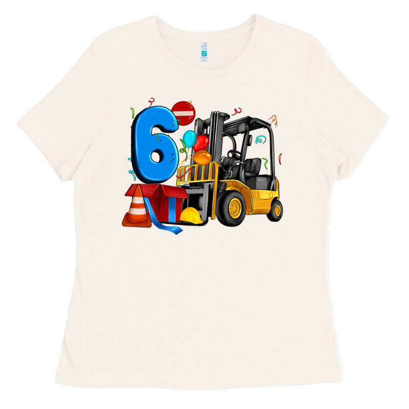 Forklift Birthday Six Ladies Tee by Artiststas | Teevron