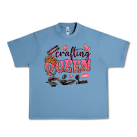 Pebble Blue crafting queen Urban Heavy Tee - NancyCooperArtShop