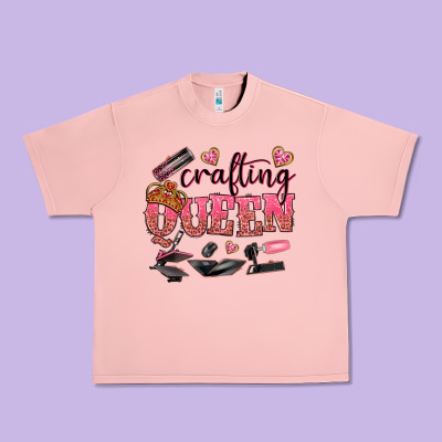 Crafting Queen Urban Heavy Tee Designed By Nancycooperartshop