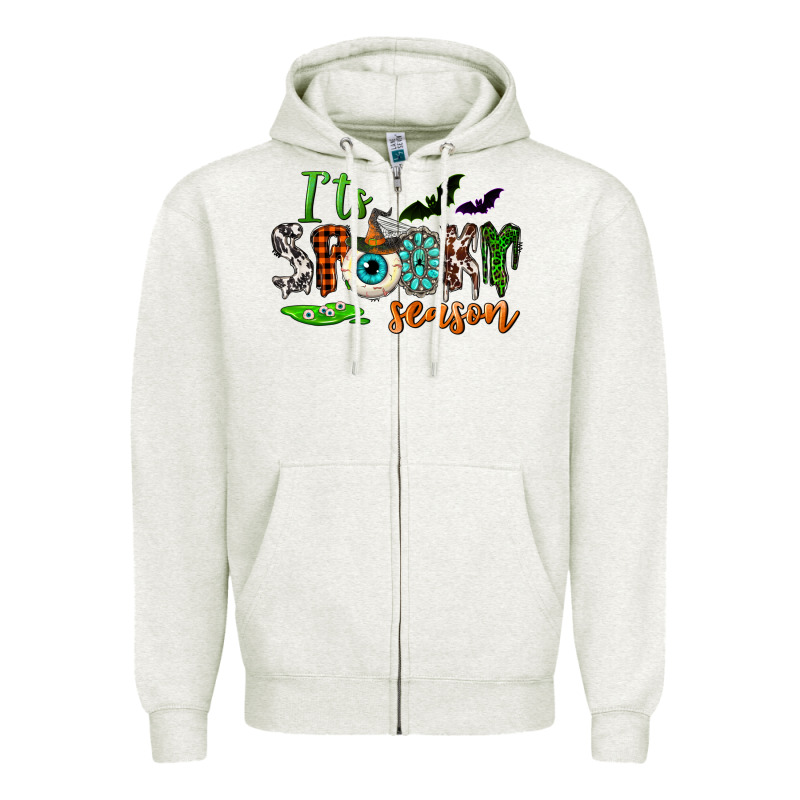 It's Spooky Season Zipper Hoodie by NancyCooperArtShop | Teevron