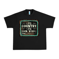 Black a little country a little rock n roll Urban Heavy Tee - AdoDesignShop