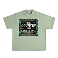 Oil Green a little country a little rock n roll Urban Heavy Tee - AdoDesignShop