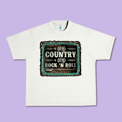 A Little Country A Little Rock N Roll Urban Heavy Tee Designed By Adodesignshop