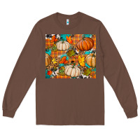 Chestnut fall pumpkin tumbler Long Sleeve Tee - BundleAndBundleShop