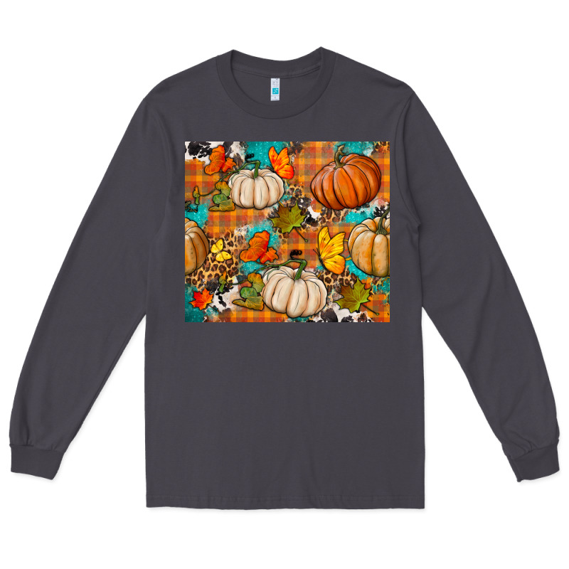 Fall Pumpkin Tumbler Long Sleeve Tee by BundleAndBundleShop | Teevron