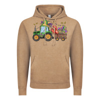 Vintage Coffee mardi gras tractor Vintage Hoodie - MaliasSmallBusiness