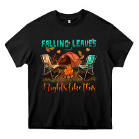 Black falling leaves and nights like this Heavy Core Tee - BundleAndBundleShop