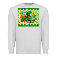 Dove Grey St. Patrick's truck Premium Sweatshirt - CowGirlArtShop