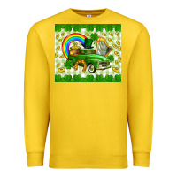 Lemon St. Patrick's truck Premium Sweatshirt - CowGirlArtShop