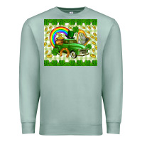 Seafoam St. Patrick's truck Premium Sweatshirt - CowGirlArtShop