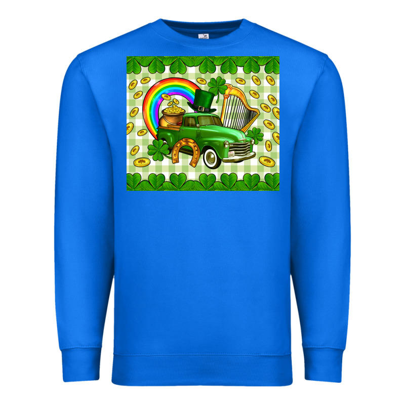 St. Patrick's Truck Premium Sweatshirt by CowGirlArtShop | Teevron