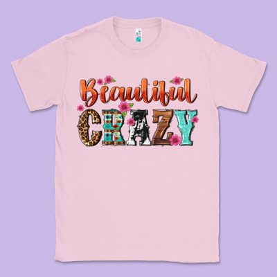 Beautiful Crazy Classic Tee Designed By Nancycooperartshop