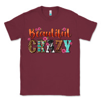 Burgundy beautiful crazy Classic Tee - NancyCooperArtShop