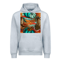 Heather Grey western thanksgiving seamless pattern Urban Hoodie - BundleAndBundleShop