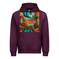 Mauve Wine western thanksgiving seamless pattern Urban Hoodie - BundleAndBundleShop