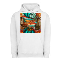 Pigment Lunar Rock western thanksgiving seamless pattern Urban Hoodie - BundleAndBundleShop