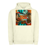 Pigment Pistachio western thanksgiving seamless pattern Urban Hoodie - BundleAndBundleShop