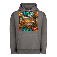 Pigment Tornado western thanksgiving seamless pattern Urban Hoodie - BundleAndBundleShop