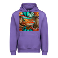 Tulip western thanksgiving seamless pattern Urban Hoodie - BundleAndBundleShop