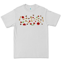 Dove Grey rosses and keys Premium Tee - AdoDesignShop
