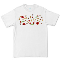 White rosses and keys Premium Tee - AdoDesignShop
