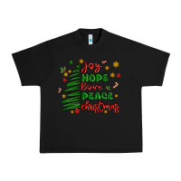 Black joy hope love peace christmas Urban Heavy Tee - MaliasSmallBusiness