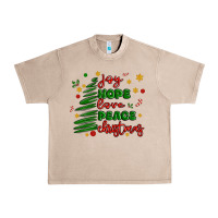 French Oak joy hope love peace christmas Urban Heavy Tee - MaliasSmallBusiness