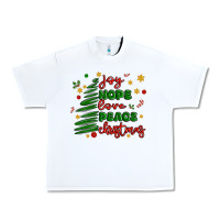 White joy hope love peace christmas Urban Heavy Tee - MaliasSmallBusiness