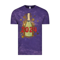 Cloud Purple sparkly champagne Vintage Tee - MaliasSmallBusiness